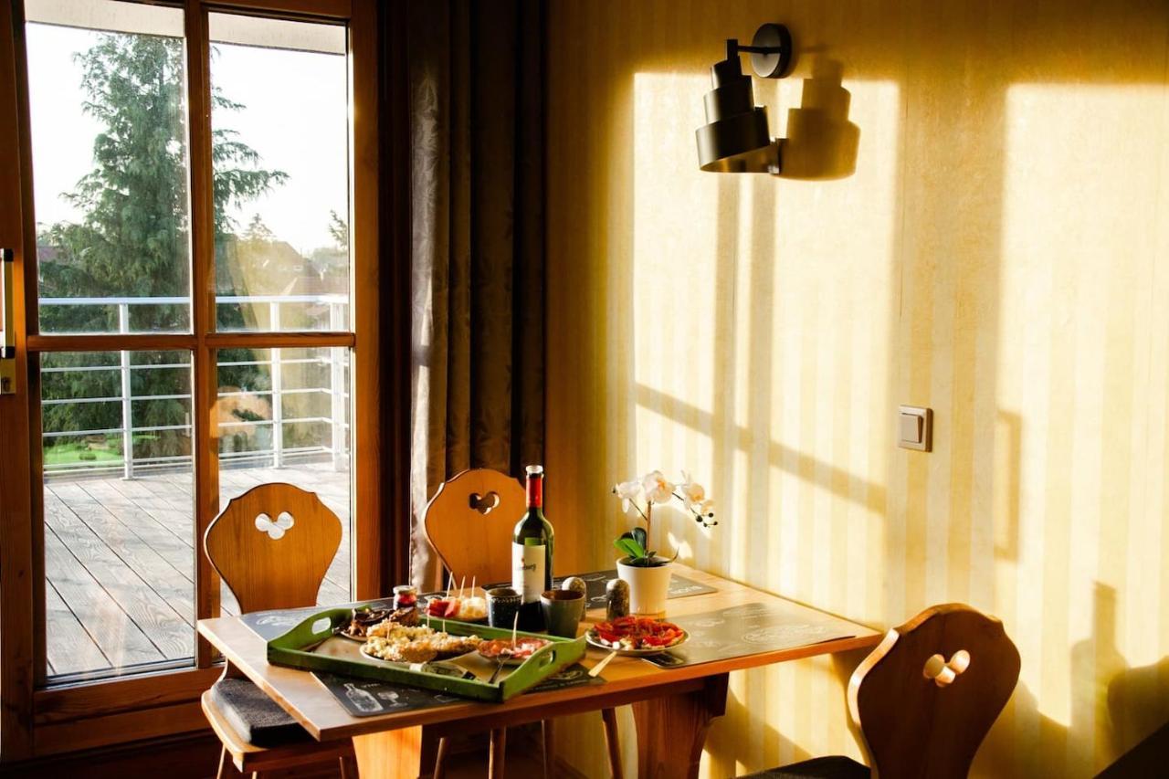 Weitblick-Loft Mit Terrasse Apartment Rostock Bagian luar foto