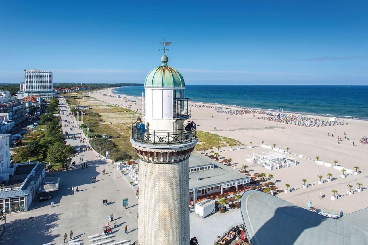 Weitblick-Loft Mit Terrasse Apartment Rostock Bagian luar foto