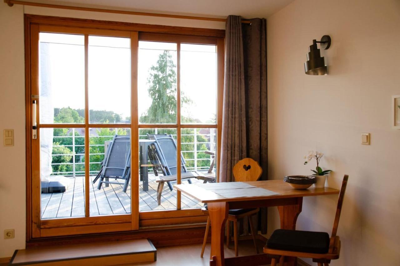 Weitblick-Loft Mit Terrasse Apartment Rostock Bagian luar foto